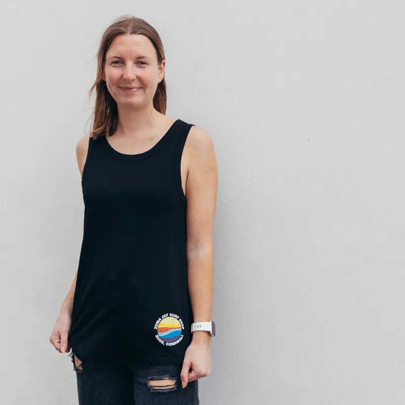 Zuma Jay Olive Singlet Black-2